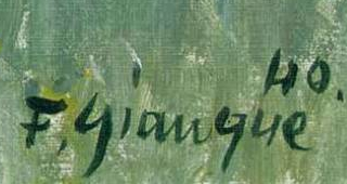 Signature 1 — Fernand Giauque · Lower right