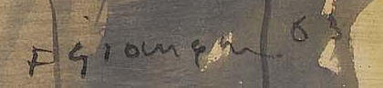 Signature 10 — Fernand Giauque · Lower right