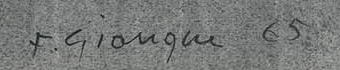 Signature 9 — Fernand Giauque · Lower right of the work