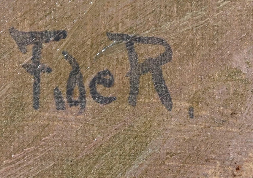 Signature 1 — François de Ribaupierre · At the lower right, on the canvas.