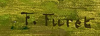 Signature 6 — François Furet · Lower right on the canvas