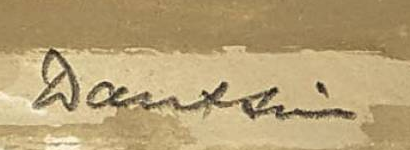 Signature — Franz Danksin · En bas à droite
