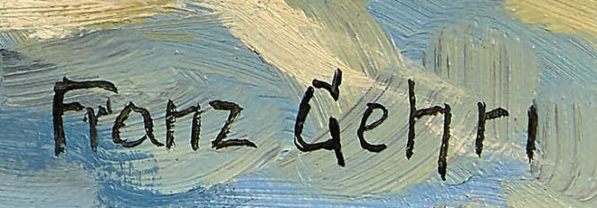 Signature 5 — Franz Gehri · En bas à droite