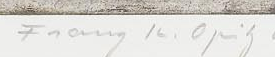 Signature 4 — Franz Karl Opitz · En bas à droite