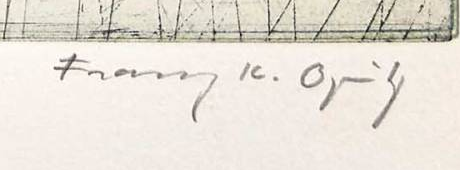 Signature 6 — Franz Karl Opitz · En bas à droite, dans la marge sous l’image imprimée.