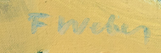Signature — Franz Weber · En bas à gauche