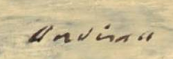 Signature — Fritz Andina · En bas à droite de la toile