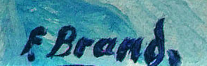Firma — Fritz Brand · In basso a destra