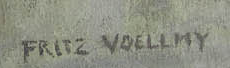 Signature — Fritz Voellmy · Lower right