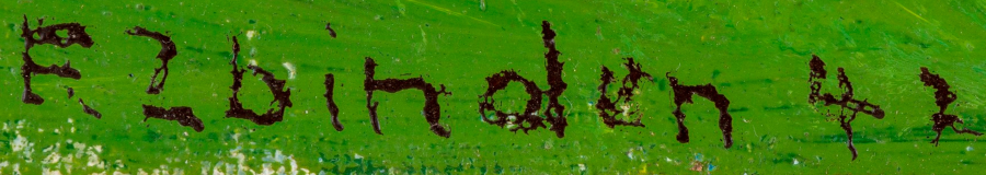 Signature — Fritz Zbinden · En bas à gauche de la toile