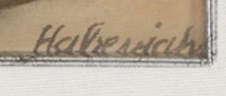 Signature 5 — Gabriel Haberjahn · Lower right on the canvas