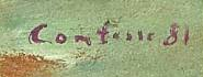 Signature — Gérald Comtesse · Upper right