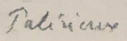 Firma 6 — Gérard de Palézieux · Nel margine inferiore sinistro, sotto l’immagine stampata.