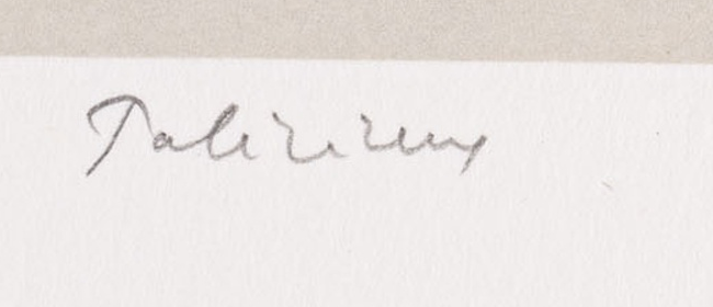 Firma 5 — Gérard de Palézieux · Nel margine inferiore, sotto la stampa.