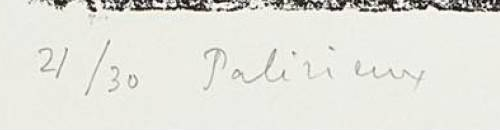 Firma 8 — Gérard de Palézieux · Nel margine inferiore sinistro