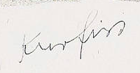Signature 1 — Gottlieb Kurfiss · In the lower-right margin, below the image.