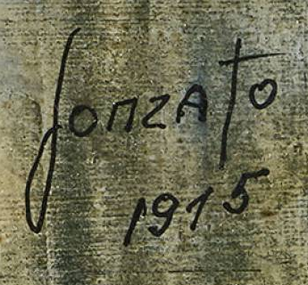 Signature 1 — Guido Gonzato · Lower right on the work
