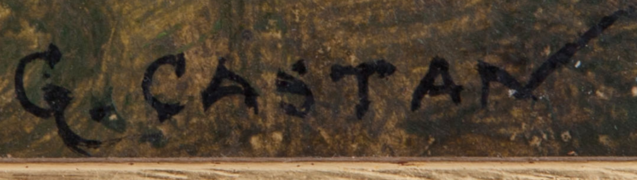 Signature 4 — Gustave Castan · En bas à droite