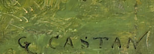 Signature 7 — Gustave Castan · En bas à droite