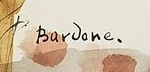 Signature 5 — Guy Bardone · En bas à droite de l’œuvre, sur le papier.
