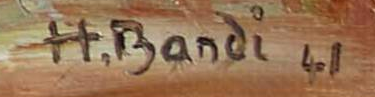Signatur 2 — Hans Bandi · Unten rechts
