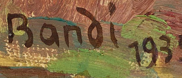 Signatur 4 — Hans Bandi · Unten links