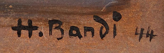 Signatur 3 — Hans Bandi · Unten rechts