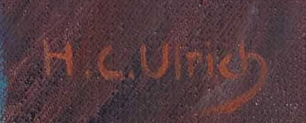 Signature — Hans Caspar Ulrich · En bas à droite