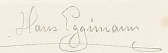 Signature 5 — Hans Eggimann · Dans la marge inférieure droite