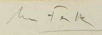 Signature 3 — Hans Falk · Dans la marge inférieure droite de l’estampe.