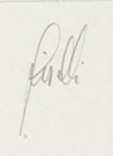Firma 1 — Hans Fischli · In basso a destra sulla litografia