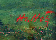 Firma — Hans Hotz · In basso a destra