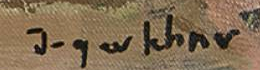 Signature 7 — Hans Jegerlehner · At the lower right of the canvas.