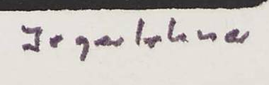 Signature 5 — Hans Jegerlehner · Bottom right, in the margin