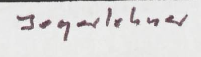 Signature 1 — Hans Jegerlehner · In the lower-right margin, below the printed image