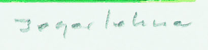 Signature 2 — Hans Jegerlehner · Lower right of the print