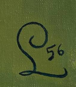Monogramme — Hans Jörg Limbach · En bas à droite
