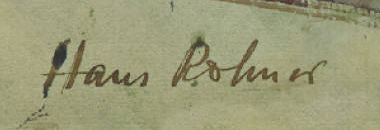 Signature 4 — Hans Rohner · En bas à droite
