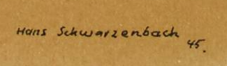 Signatur 2 — Hans Rudolf Schwarzenbach · Unten rechts