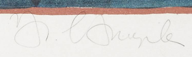 Signatur 3 — Hans-Rudolf Strupler · Unten rechts im Rand, unterhalb des Bildes.
