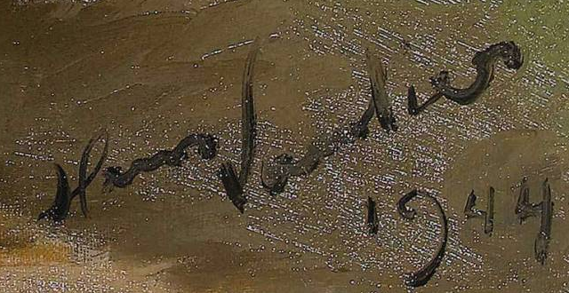Signature 1 — Hans Vautier · En bas à droite