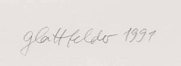 Signature 3 — Hansjörg Glattfelder · Dans la marge inférieure droite.