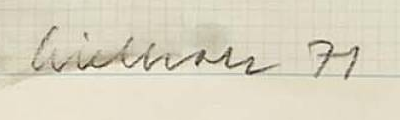 Signature — Heiner Kielholz · En bas à droite de la feuille