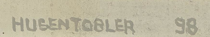 Signature — Heinrich Hugentobler · At the lower right of the work