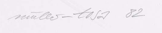 Signature 2 — Heinz Müller-Tosa · Dans la marge inférieure droite.
