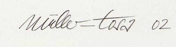 Signature 1 — Heinz Müller-Tosa · Marge inférieure droite
