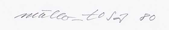 Signature 3 — Heinz Müller-Tosa · Dans la marge inférieure droite.