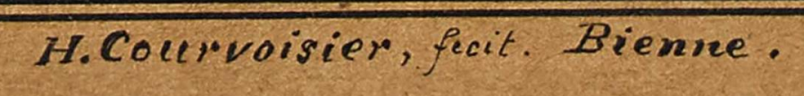 Signature — Henri Courvoisier-Voisin · In the lower-right margin, below the image.