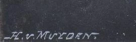 Signature 1 — Henri van Muyden · At the lower left of the work.