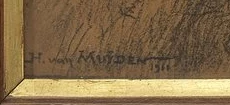 Signature 2 — Henri van Muyden · At the lower left of the sheet.